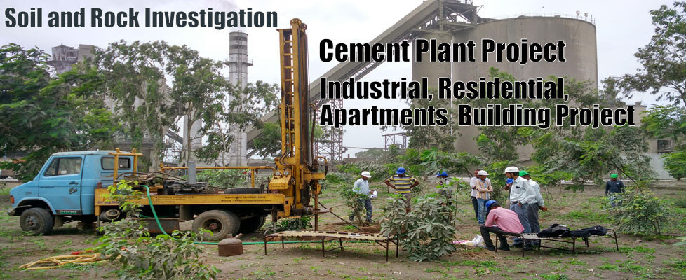 8 rds cement plants industrial residential apartment flat building Soil and Rock Investigation